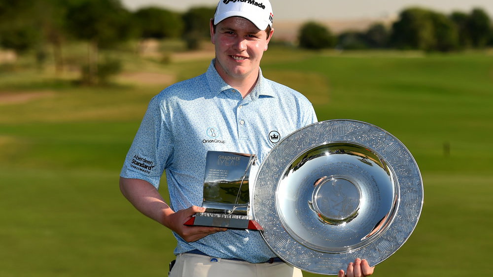 Robert MacIntyre pipped fellow TaylorMade players to the Rookie of the Year award.